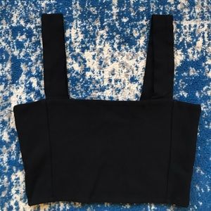 Going out of Sale-Sale!!!!  
Black Zara Blocky Crop Top